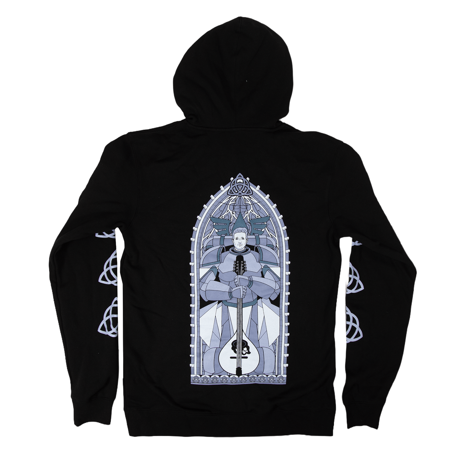 Stained Glass Hoodie - Black