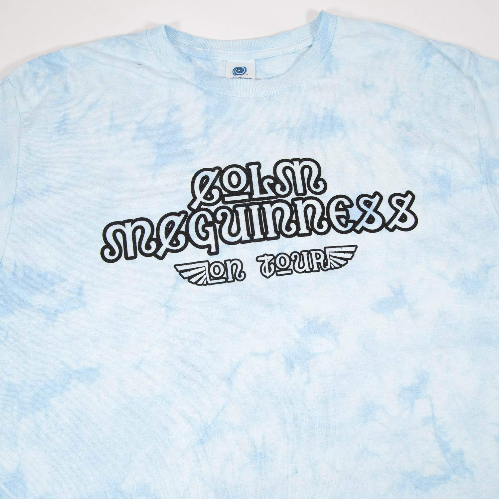 Tie Dye Tour Tee - Blue/White