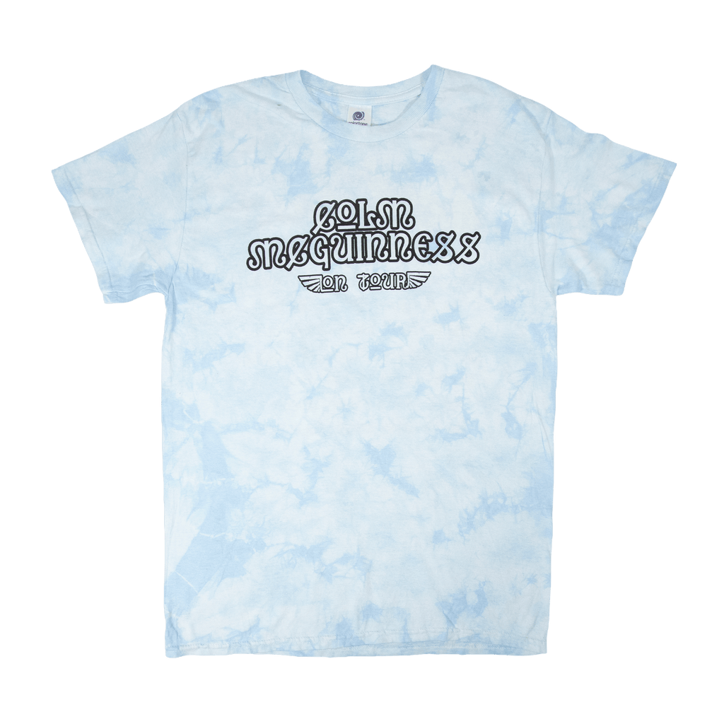 Tie Dye Tour Tee - Blue/White