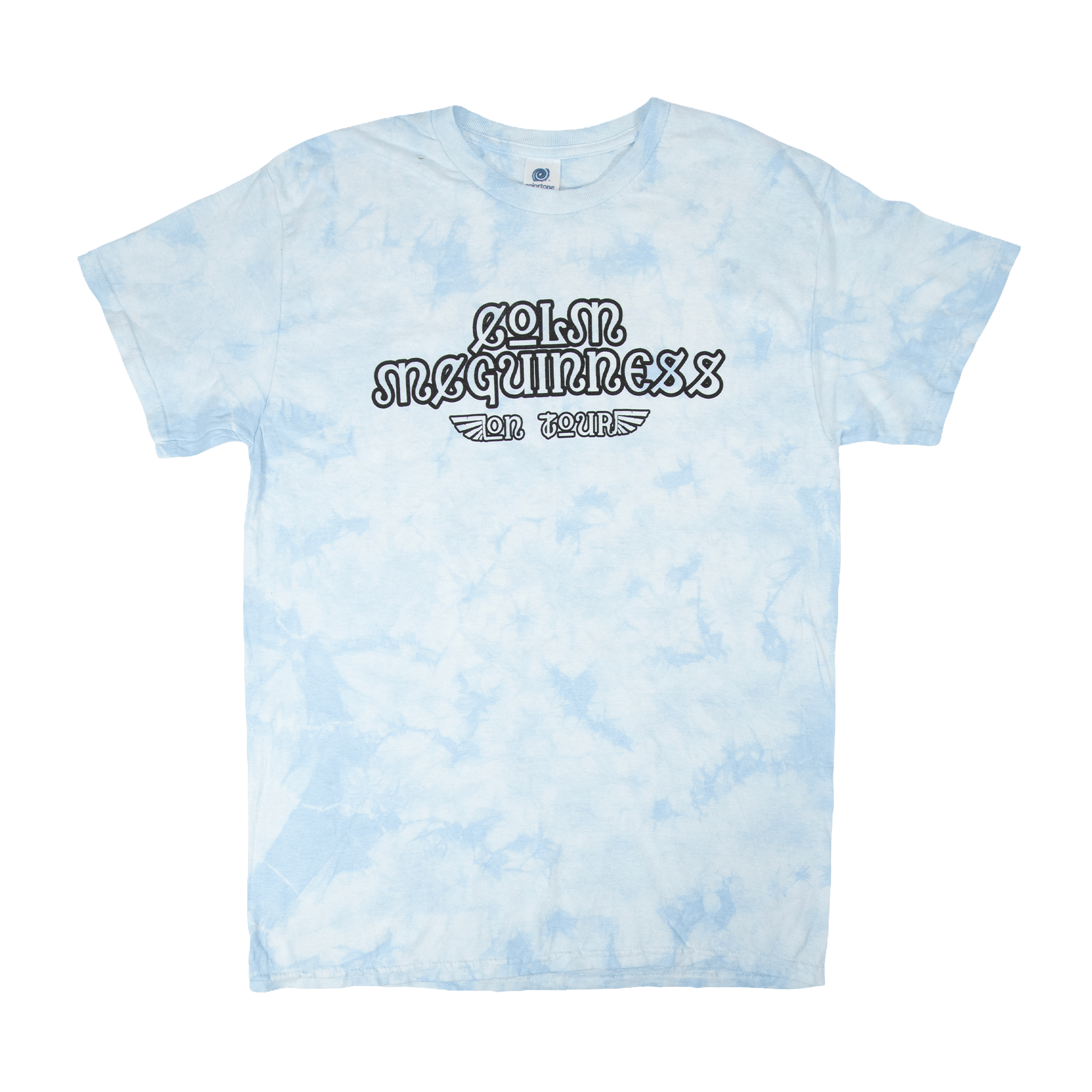 Tie Dye Tour Tee - Blue/White