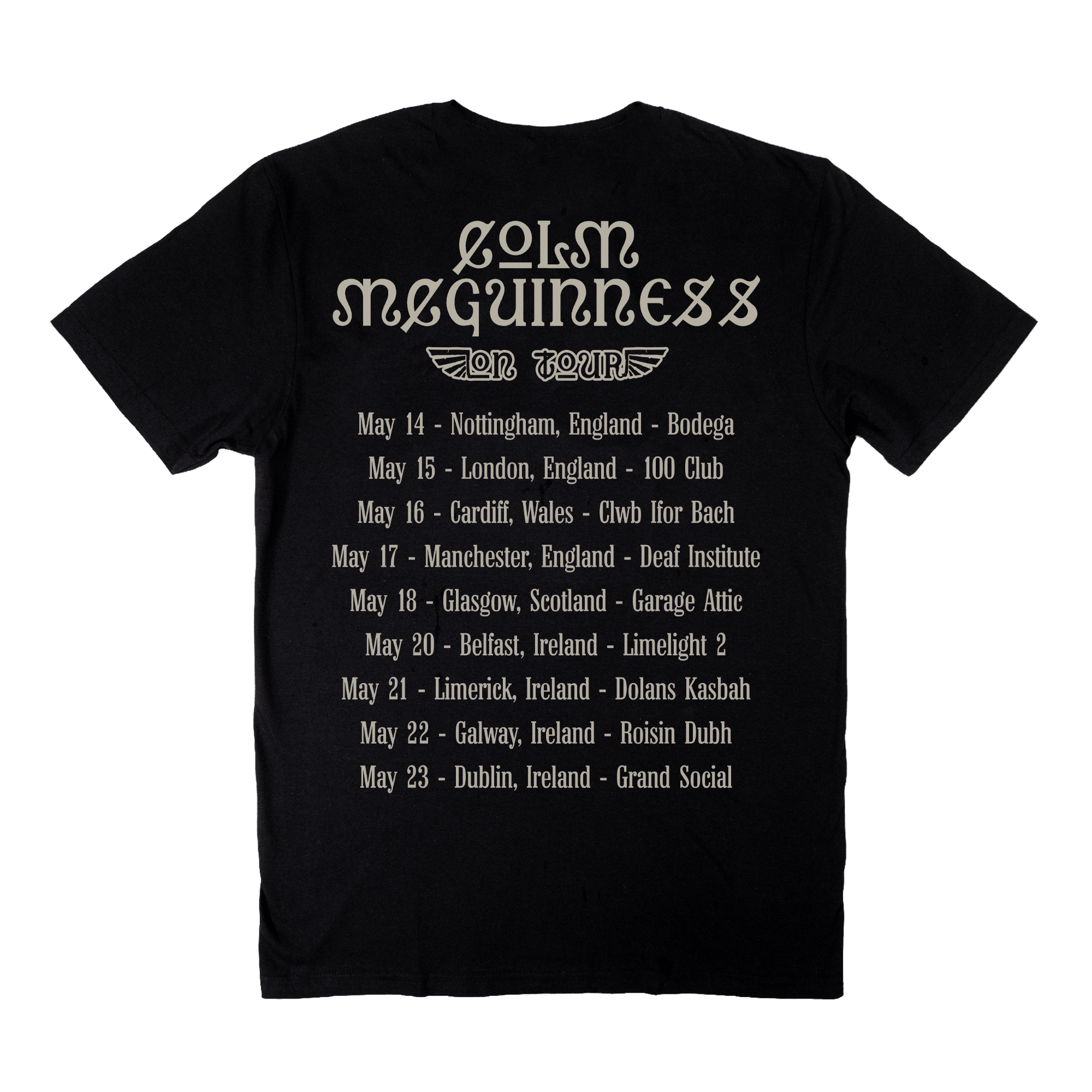 Tour T-Shirt - Black